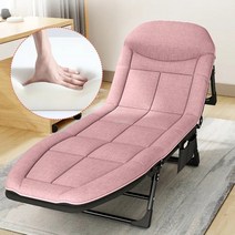 접이식 간이침대 손님용 간이 사무실침대 경량 침대 소형, 담요 포함 200cm2