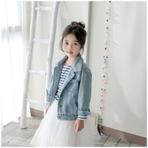 [마마고] 2022 NEW 키즈 데님 연청자켓 공용 청자켓 아동 아우터 청자켓 간절기 필수템