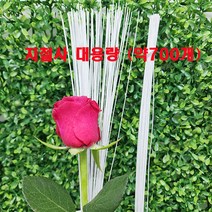 (샤인) 지철사27번 꽃철사 대용량 36cm 약710개 흰색 무료배송/꽃만들기재료/꽃바구니/원예공예