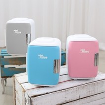 미니짱 가전 4리터 미니냉온장고 화장품냉장고 소형냉장고 저소음 차량겸용 mz, 핑크