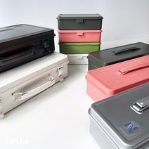 도요스틸 컬러 다용도 정리함 철제 캠핑 멀티 툴박스 데스크테리어 3종모음, 1b. 360화이트