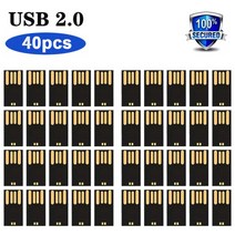 긴 칩 2.0 usb 4gb 8gb 16gb 32gb 64gb u 디스크 펜 드라이버 공장 플래시 드라이브 반제품 메모리 스틱, [05] 64GB, [05] 40 PCS