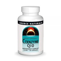 Source Natural Coenzyme Q10 Antioxidant Support 30 mg For Heart Brain Immunity Liver Capsules USA 미국