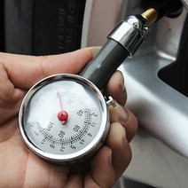 컴팩트 타이어 바퀴바람 압력계 측정계 에어 게이지 승용차 중형차 화물차, 상세페이지 참조