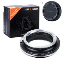 K&F Concept EOS-GFX 렌즈 변환링 어댑터 캐논 EF 렌즈 - 후지 GFX 바디 - 뒤캡포함 Canon EF Lens - Fuji GFX Adapter   Cap