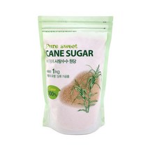 캐인슈가 비정제 원당 갈색설탕, 1kg, 2개