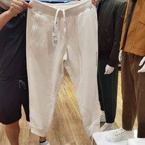 Uniqlo 남성 남성 캐주얼 스포츠 바지 운동복 탄성 레이스 업 451648 가을 새로운 스타일 바지