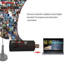디지털 usb2.0 usb tv 스틱 동글 fm dab dvb-t rtl2832u + r860 노트북 pc 용 안테나가있는 sdr tv 튜너 수신기 레코더 용, 물집이 있는, 배터리