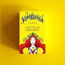 허니블렌딩 콤부차 레몬, 5g x 14포 1박스
