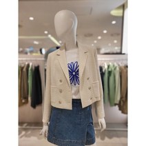 올리브데올리브 더블 금장버튼 트위드자켓(OW3SCJ314) 398694