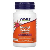 Now Foods 임신 준비 고함량 활성 엽산 1000mcg 90정