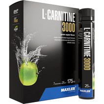 MAXLER 엘 L 카르니틴 액상 그린애플 3000mg 25ml 7개입, 상품선택