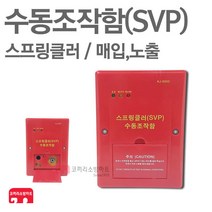 국제전자 수동조작함 스프링클러 SVP 슈퍼비조리판넬
