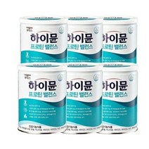 일동후디스 하이뮨 프로틴 밸런스 분말 304g 6통 (스푼 보틀포함), 상세페이지 참조, 상세페이지 참조