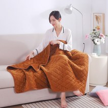 USB온열담요 전기무릎담요 휴대용 usb담요 캠핑 차박 전기담요 5v 대형 전원 은행 겨울 침대 따뜻한 가열 바디 히터로 구동, 선물, 75x120cm