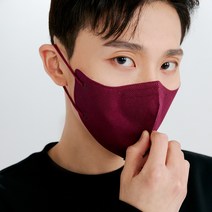 제이퓨어 콜로레 여름용 숨쉬기편한 새부리형 KC 숨쉬기편한 비말차단 9종컬러 마스크 모음 정식판매점, 버건디, 1매