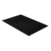 HUD012507매직크린 써클생고무현관매트 60X90cm 블랙