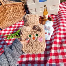 핫팩 온수팩 찜질팩 토끼 곰돌이 손난로 귀여운 예쁜 뽀글이 재사용, 1.화이트-바니