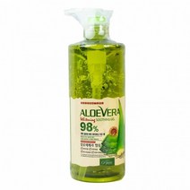 착한 알로에베라 화이트 오가니아 수딩 젤 98 펌프형 페이스 앤 바디 피부진정 보습 400ml 457384, 상세페이지 참조