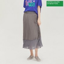 베네통 쁘띠 플리츠 스커트 BASK56131 DG