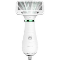 일본직발송 4. Sozzby 펫드라이어 고양이 강아지용 그루밍 헤어드라이어 펫브러쉬 2 in 1 다기능 그루밍, One Size_One Color, One Color