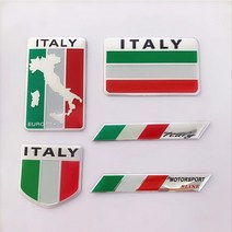 세븐힛 이탈리아 자동차 엠블럼 차량스티커, 이태리-05