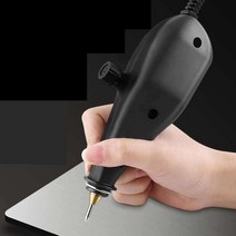 레이저 각인기 철판 금속 돌 조각기 작은 전기 펜, 40W 돌고래스타일  양용바늘5 펜 각인보드, 1개
