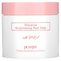 Petitfee 히비스커스 브라이트닝 필링 패드 패드 70매 160ml(5.41fl.oz)