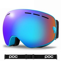 스키 고글 스노우보드 poc 더블 레이어 안개 방지 남성 여성 설상차 선글라스 mtb, sp5