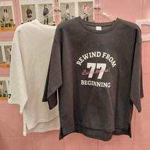 애플핑크 애플피크 봄여름입는칠부티셔츠APK8R202GSE 산본뉴코아