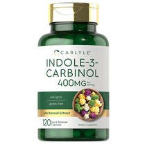 칼라일 인돌 3 카비놀 400mg 브로콜리 추출물 120정 Carlyle Indole-3-Carbinol, 1개