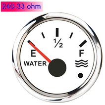 연료계 액체 물 전송 장치 연료 레벨 센서 자동 보트 해양 디지털 수위 게이지 100mm 125mm 175mm 600mm 0 190ohm 52mm, 4.white 24033ohm
