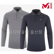 밀레 MILLET 신상할인 남성 기모 듀하W 카라 티셔츠 MVQWT439B