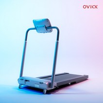 오빅스 런닝머신 트레드밀 OVICX 가정용 아파트형 접이식 런닝머신 러너웨이 리본스포츠 사은품증정, 메탈릭그레이