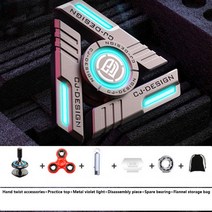 빛나는 피젯 스피너 금속 핸드 음소거 베어링 R188 야광운 시니어 자이로 스트레스 해소 장난감 성인 선물, 17 R