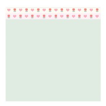 마음새 튤립 하트 떡메모지/ 떡메모지 메모패드 미니 편지지