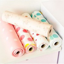 [PK] 다용도 PET 미끄럼방지 방수시트지, 민트도트