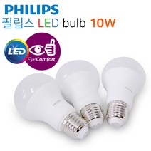필립스 LED전구 bulb 10W E26 3000K 4000K 6500K 램프, 1개, 주광색