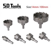 14-100mm tct 텅스텐 카바이드 팁 구멍은 알루미늄 합금 스테인레스 스틸 금속 앵글 철 강판에 대한 드릴 비트 도구를 보았다, 17.5mm, 17.5mm