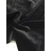 아이스 벨벳원단 스판 블랙 천원단