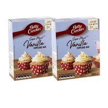 베티크로커 바닐라 컵케이크 믹스 450g Betty Crocker Vanilla Cupcake Mix, 2팩
