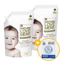 네이쳐러브메레 아기 섬유유연제 리필형 1300ml (향 선택), 2팩, 오리지널