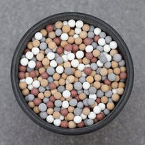 콩자갈 타일 에폭시 콩자갈바닥 흰자갈 바닥시공, 밀크브라운 세람사이트 35mm 100mlbag