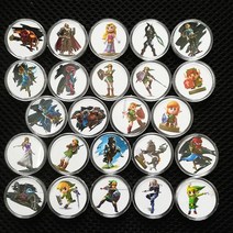 NS 스위치 디아블로 3 NFC 코인 게임 카드 태그 Ntag215 데이터 설정 엘리트 비밀 영역 전리품 고블린 포함, [04] 24Pcs-Zelda