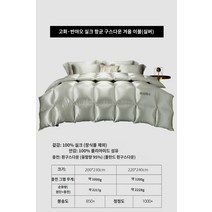 bbmarket 오리털이불 구스다운 거위털 호텔침구 홈 텍스타일 이불 봄과 가을 퀼트 코어 헝가리 수입 95 흰 거위 겨울 퀼트 두꺼운 따뜻한 거위 퀼트, 200cm×230cm, H.겨울 이불 95 폴리쉬 화이트 구스다운  고급 뽕나
