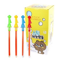 재미존 왕스틱 비누방울 1박스(16개입), 왕스틱 비눗방울 100ml 1박스(16개입)