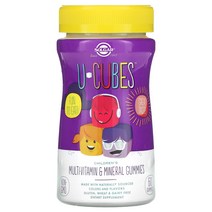 솔가 U-Cubes 어린이 종합비타민 미네랄 구미젤리 60