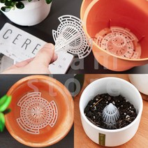 화분통풍 플라스틱깔망 5PCS, 3호