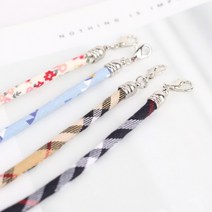 국산 핸드메이드 감성 코튼 마스크스트랩 마스크목걸이 마스크줄 일회용마스크 면마스크 이어밴드 추석, J타입