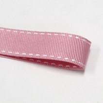 선물포장리본 꽃포장리본 골지 스티치 리본 (폭 5mm 길이90m)(폭 10mm/15mm 길이 45m), 18(로즈핑크)